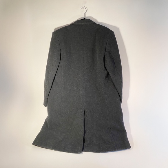 Men's Heavy Wool Single-Breasted Coat - Picture 2 of 6